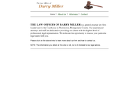 BARRY MILLER website screenshot