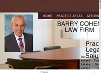 BARRY COHEN website screenshot
