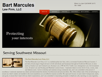 BART MARCULES website screenshot