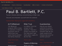 PAUL BARTLETT website screenshot