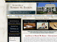 ROBERT BASKIN website screenshot