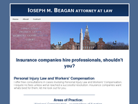 JOSEPH BEAGAN website screenshot