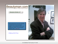 MICHAEL BEAUTYMAN website screenshot