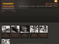 JOHN BECK website screenshot