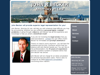 JOHN BECKER website screenshot