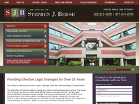 STEPHEN BEDOR website screenshot