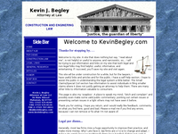 KEVIN BEGLEY website screenshot
