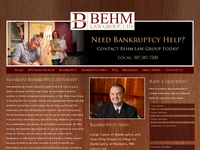 STEPHEN BEHM website screenshot