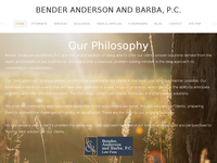 RONALD BENDER website screenshot