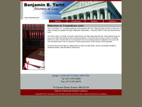 BENJAMIN TARIRI website screenshot