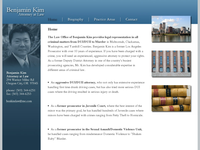 BENJAMIN KIM website screenshot