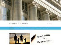 BEN BENNETT website screenshot
