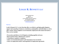 LESLIE BENNETT website screenshot