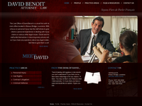 DAVID BENOIT website screenshot