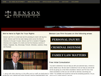 KING BENSON website screenshot