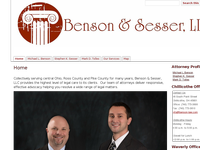 MICHAEL BENSON website screenshot
