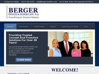 PETER BERGER website screenshot
