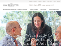 SAM BERNSTEIN website screenshot