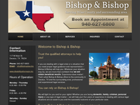 JEAN BISHOP website screenshot