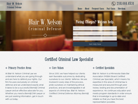 BLAIR NELSON website screenshot