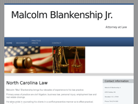 MALCOLM BLANKENSHIP website screenshot