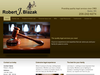 ROBERT BLAZAK website screenshot