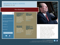 RICHARD BOLHOUSE website screenshot