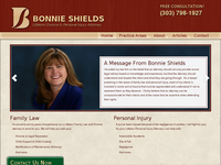 BONNIE SHIELDS website screenshot