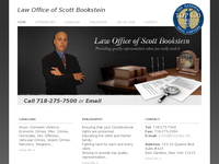 SCOTT BOOKSTEIN website screenshot