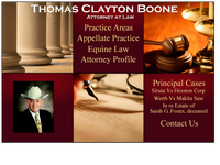 THOMAS BOONE website screenshot