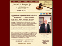 JOSEPH BORGES website screenshot