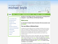 MICHAEL BOYLE website screenshot