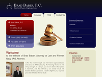 BRAD BABER website screenshot