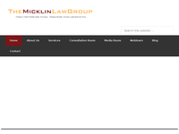 BRAD MICKLIN website screenshot