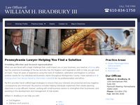 WILLIAM BRADBURY III website screenshot