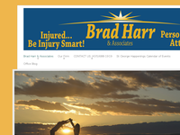 BRAD HARR website screenshot