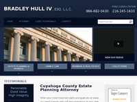 BRADLEY HULL IV website screenshot