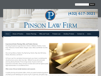 BRANDON PINSON website screenshot