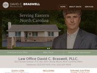 DAVID BRASWELL website screenshot