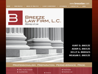 ADAM BREEZE website screenshot