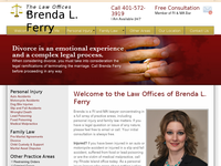 BRENDA FERRY website screenshot