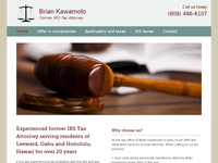 BRIAN KAWAMOTO website screenshot