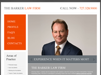 BRIAN BARKER website screenshot