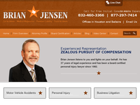 BRIAN JENSEN website screenshot
