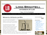 DONNA BRIGHTBILL website screenshot