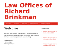 RICHARD BRINKMAN website screenshot