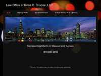 ROSE BRISCOE website screenshot