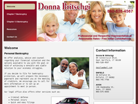 DONNA BRITSCHGI website screenshot