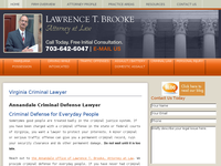 LAWRENCE BROOKE website screenshot