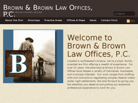 DOUGLAS BROWN website screenshot